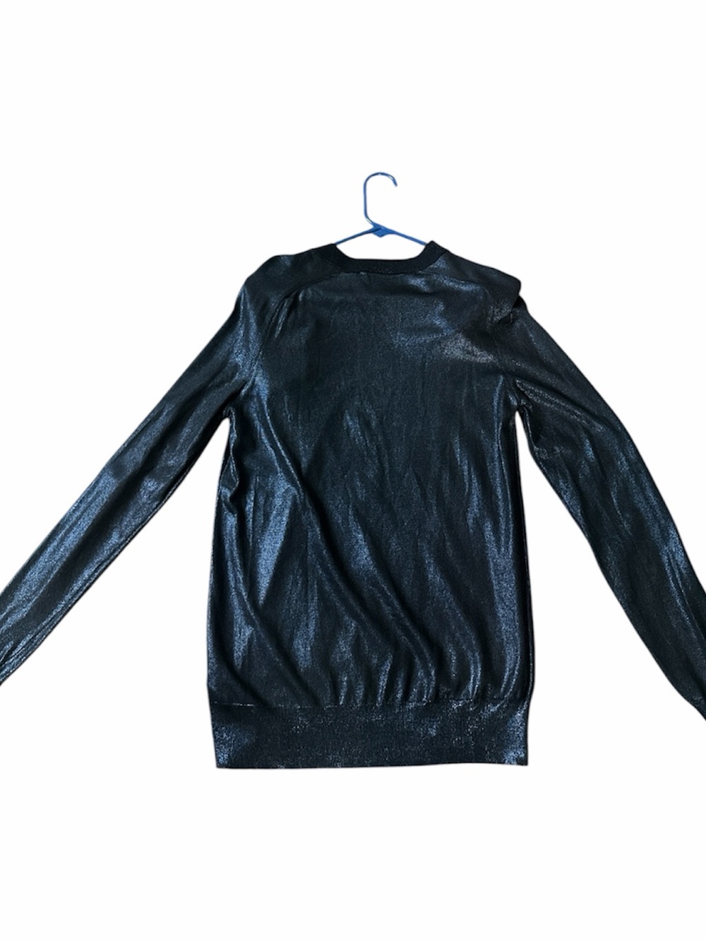 Balmain x H&M Metallic Blue Sweater - Picture 5 of 5